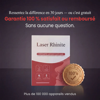 Soulagement nasal à lumière Rouge