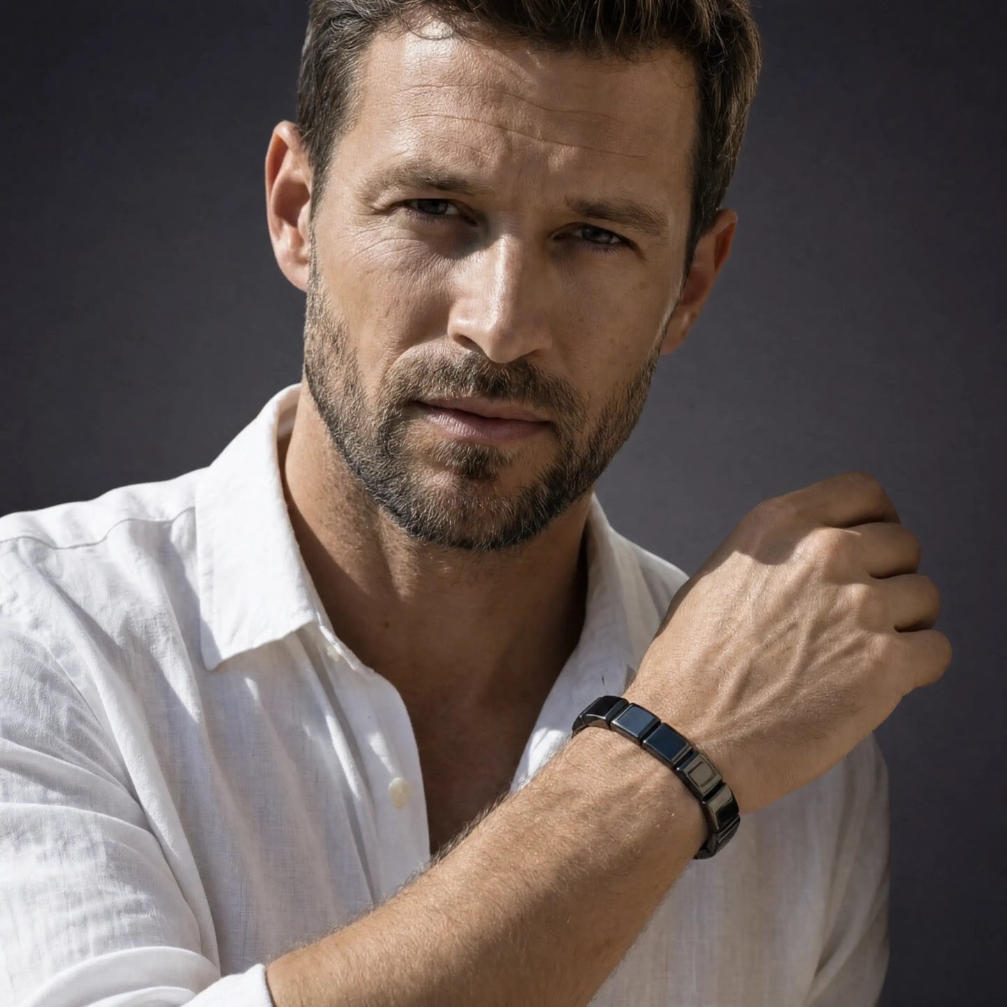 Elvon Bague en hématite