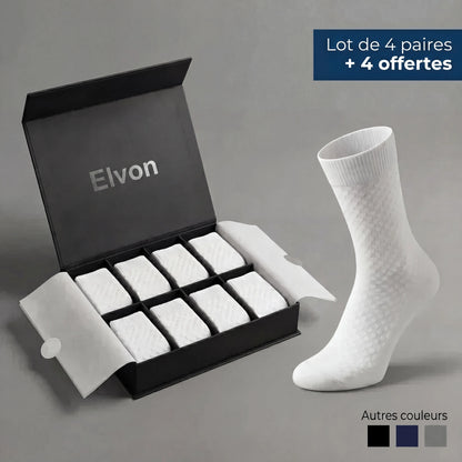 Chaussettes Mi-Hautes Elvon En Bambou Premium