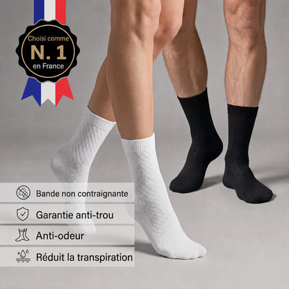 Chaussettes Mi-Hautes Elvon En Bambou Premium