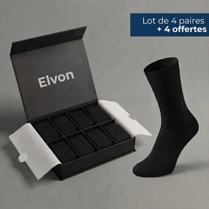 Chaussettes Mi-Hautes Elvon En Bambou Premium