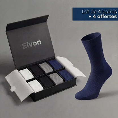 Chaussettes Mi-Hautes Elvon En Bambou Premium