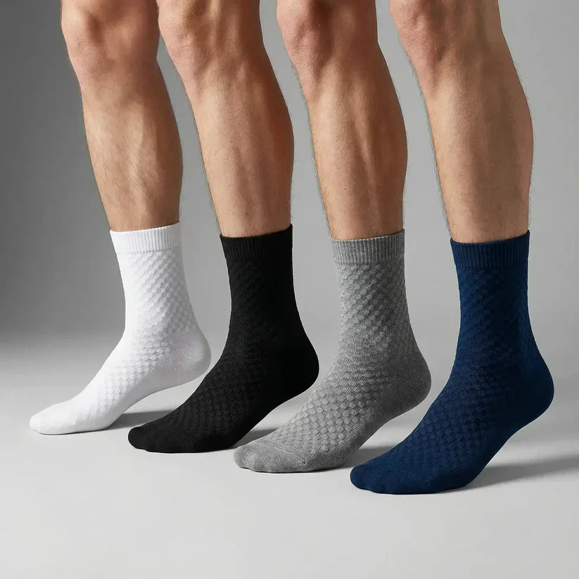 Chaussettes Mi-Hautes Elvon En Bambou Premium